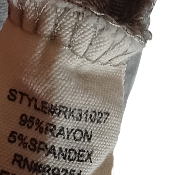 NO COMMENT Gray Lace Up Hi Low Scoop Hem Short Sleeve Top Medium - Picture 6 of 6